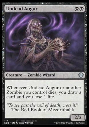 Undead Augur (Starter Commander Decks) Trading Card