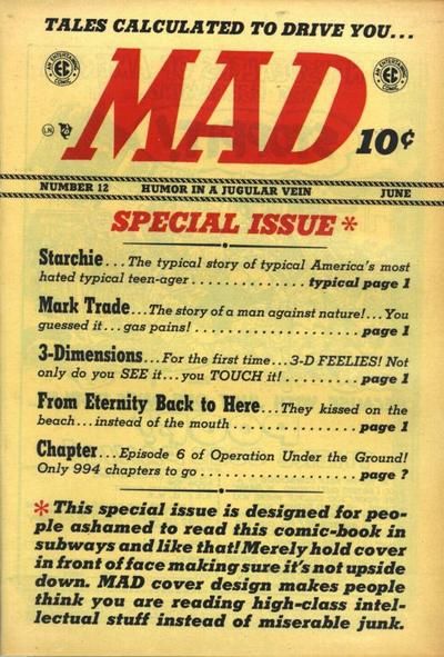 Mad #12 Comic