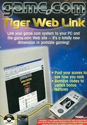 Tiger Web Link Video Game