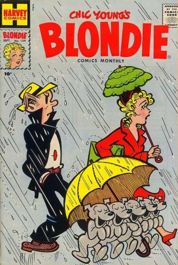 Blondie Comics Monthly #129