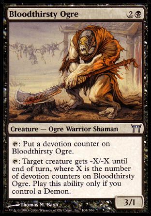 Bloodthirsty Ogre (Champions of Kamigawa) Trading Card