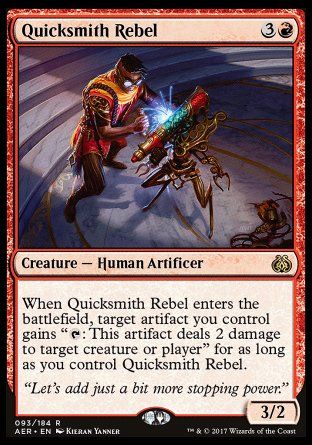 Quicksmith Rebel (Aether Revolt) Trading Card