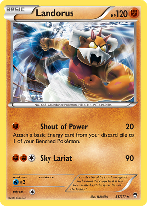 Landorus (58/111) - Furious Fists