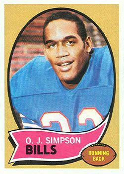 O.J. Simpson 1970 Topps #90 Sports Card