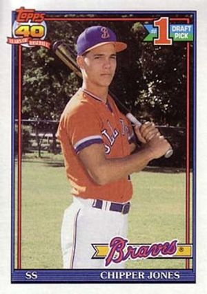 Chipper Jones 1991 Topps #333