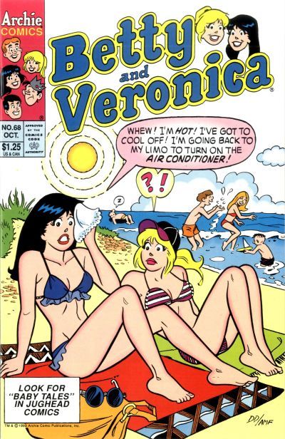 Betty and Veronica #68 Comic