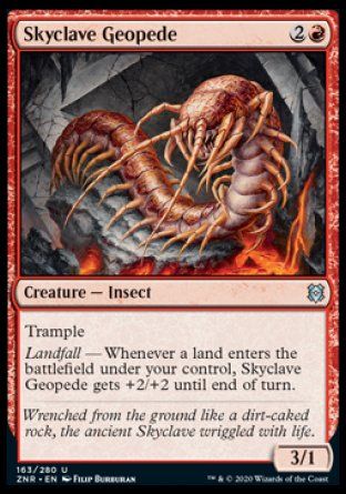 Skyclave Geopede (Zendikar Rising) Trading Card