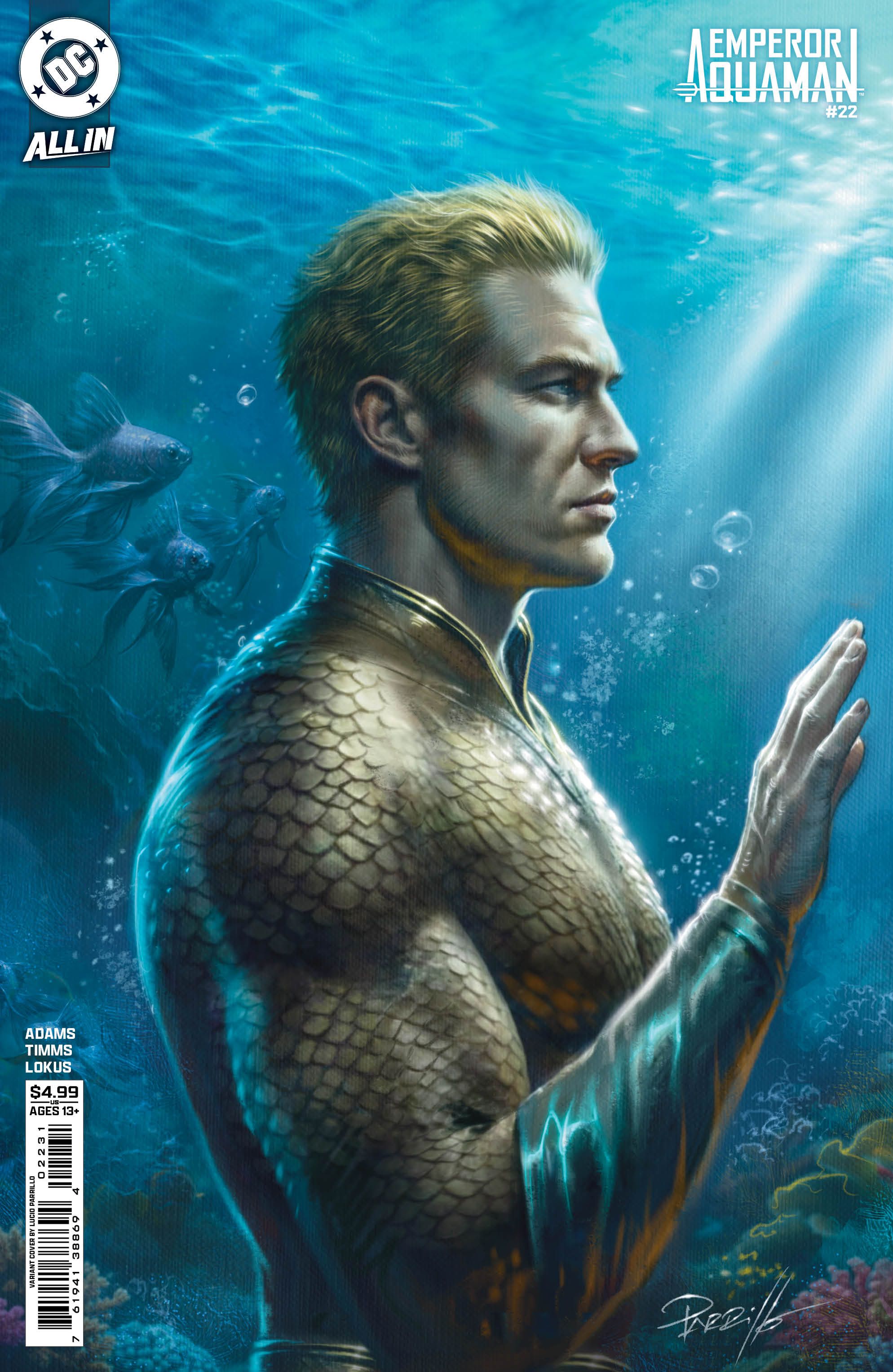 Emperor Aquaman #22 (Cvr C Lucio Parrillo Card Stock Variant) Comic