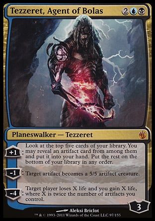 Tezzeret, Agent of Bolas (Mirrodin Besieged) Trading Card