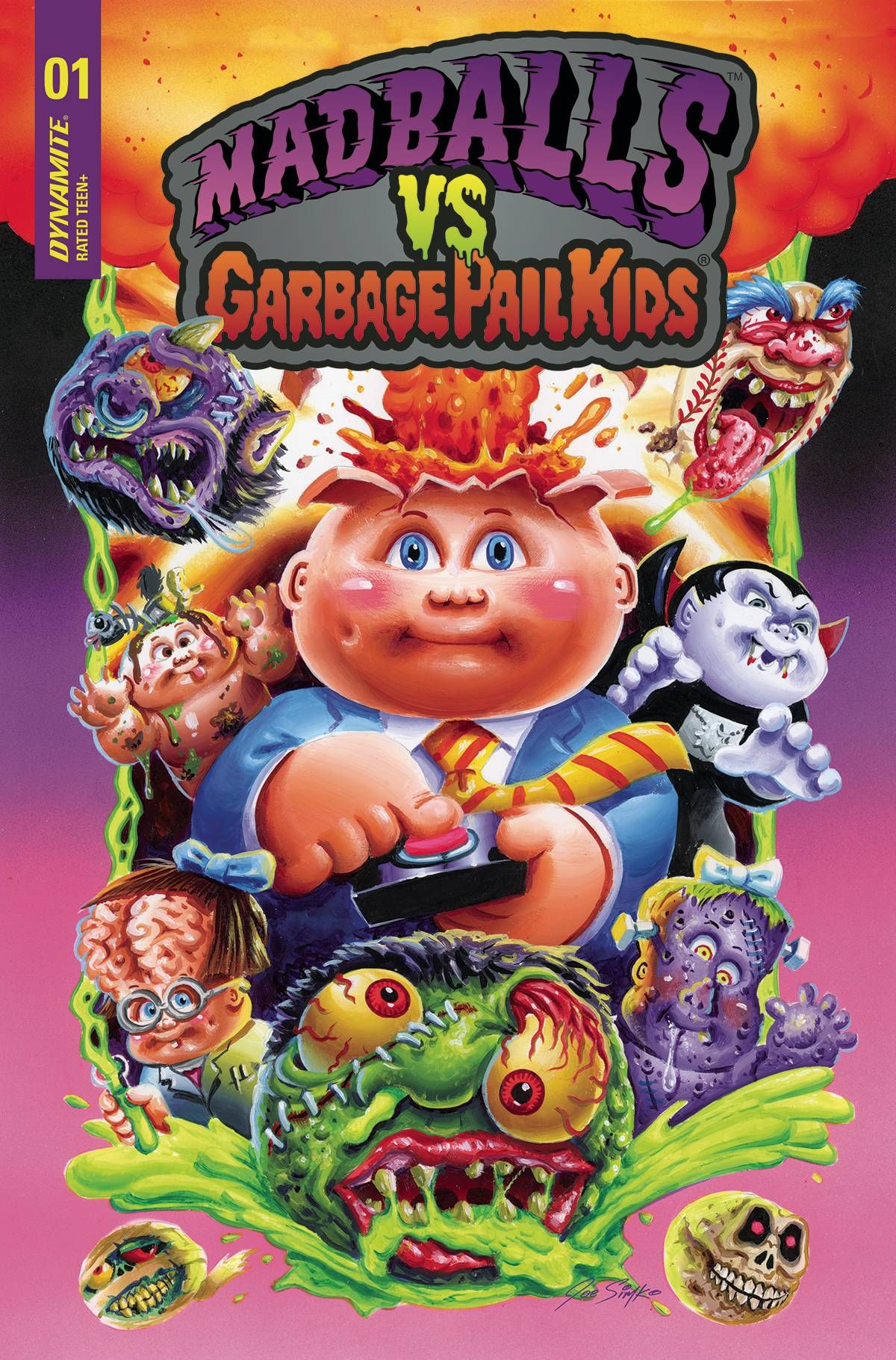 Madballs vs Garbage Pail Kids Comic