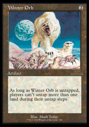 Winter Orb (Magic 30th Anniversary Edition - Old Frame) Trading Card