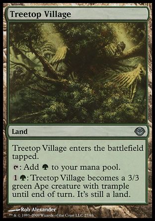 Treetop Village (Garruk vs. Liliana) Trading Card