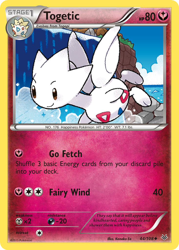 Togetic (44/108) - Roaring Skies Pokémon Card