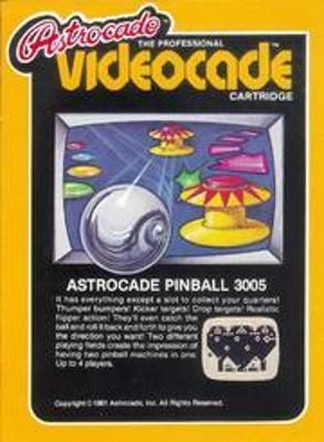 Astrocade Pinball Video Game