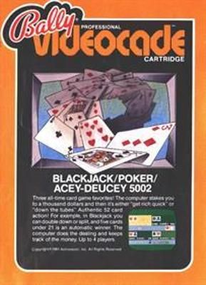 Blackjack / Poker / Acey-Deucey Video Game