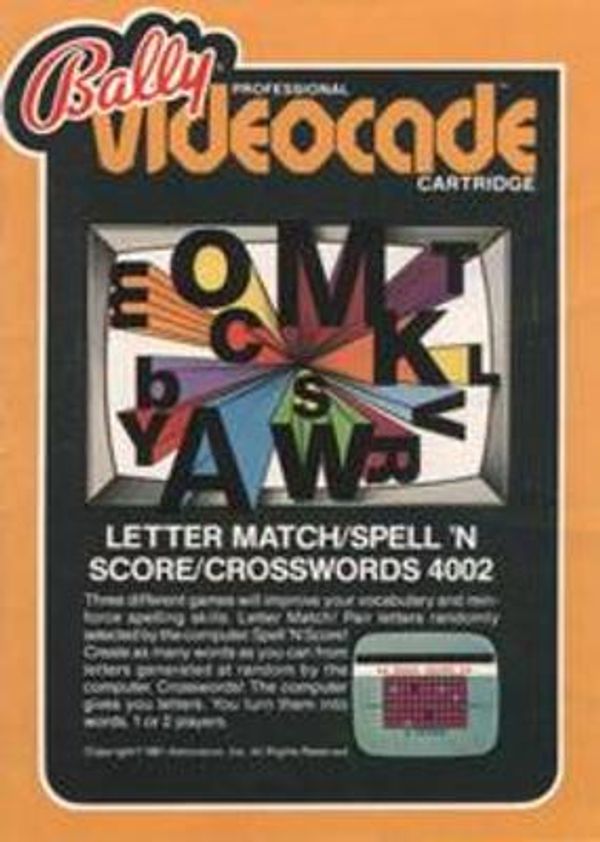 Letter Match / Spell 'n Score / Crosswords