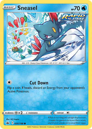 Sneasel (30/198) - Chilling Reign