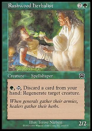 Rushwood Herbalist (Mercadian Masques) Trading Card