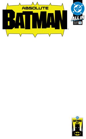 Batman Day 2025 - Absolute Batman #1 (Cvr C Blank Variant)