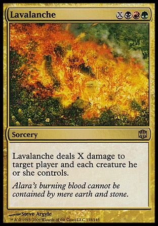 Lavalanche (Alara Reborn) Trading Card