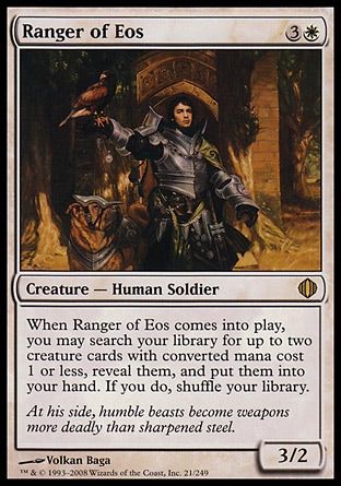 Ranger of Eos (Shards of Alara) Trading Card