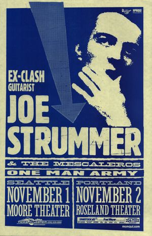 MXP-99.2 Joe Strummer & The Mescaleros Moore Theater & Roseland Theater 1999