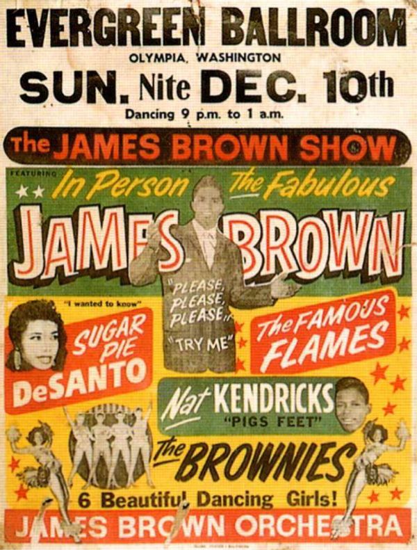 AOR-1.56 James Brown Evergreen Ballroom 1961