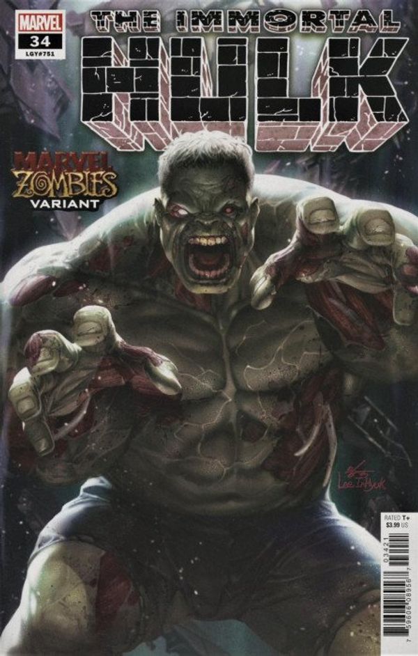 Immortal Hulk #34 (Inhyuk Lee Marvel Zombies Variant)
