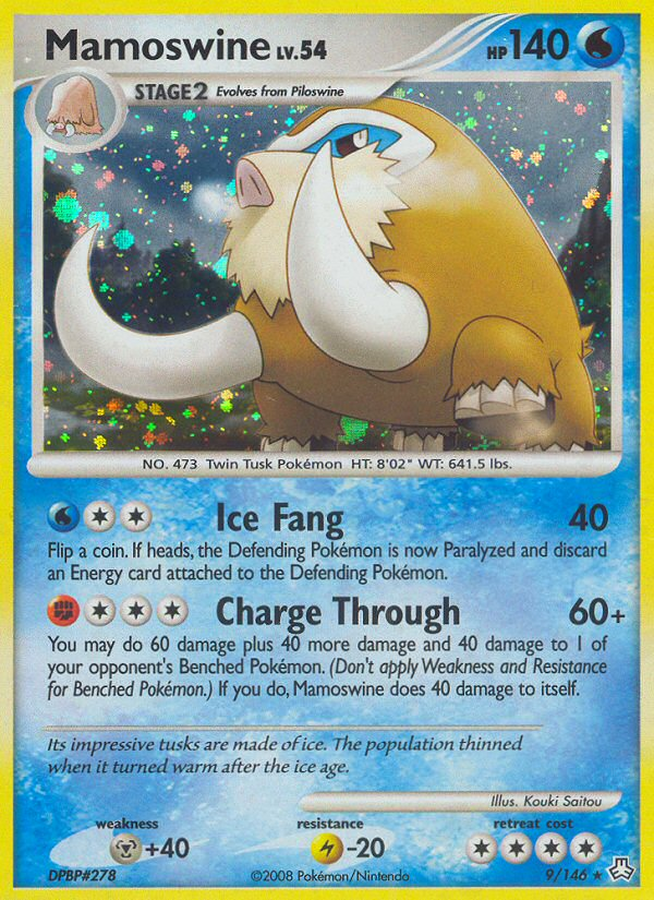 Mamoswine (9/146) - Legends Awakened Pokémon Card