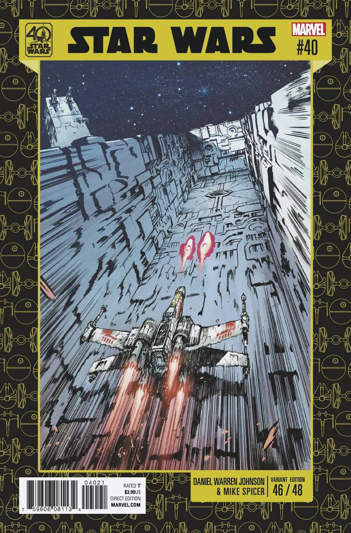 Star Wars #40 (Johnson 40th Anniv Variant) Comic