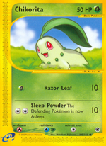 Chikorita (100/165) - Expedition Base Set