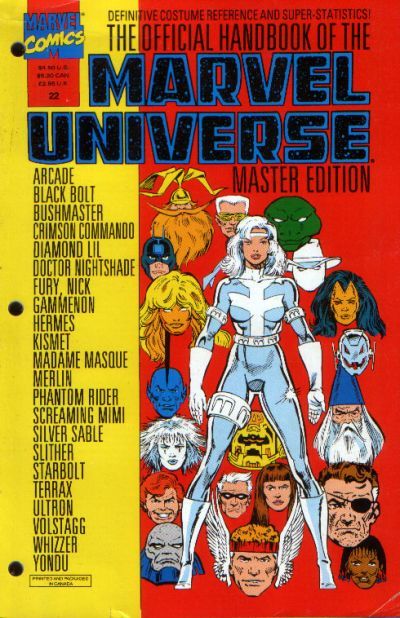 Official Handbook of the Marvel Universe Master Edition #22 Comic
