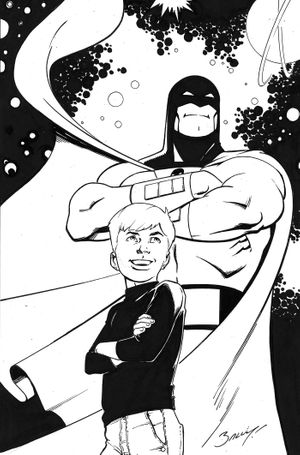 Space Ghost / Jonny Quest: Space Quest #4 (Cvr L Inc 1:15 Mark Bagley Line Art Virgin Variant)