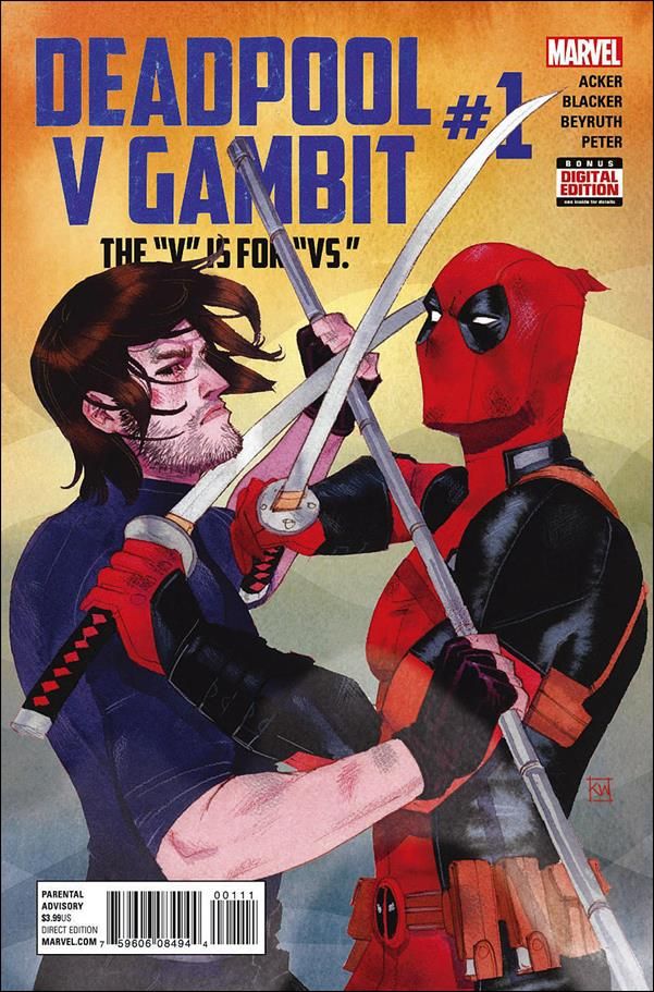 Deadpool V Gambit #1 Comic