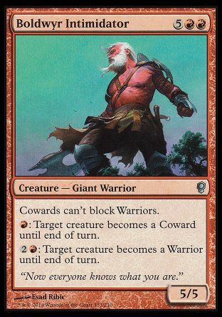 Boldwyr Intimidator (Conspiracy) Trading Card