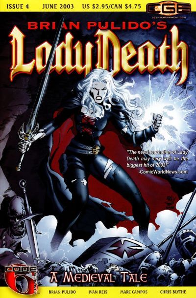 Lady Death: A Medieval Tale #4 Comic