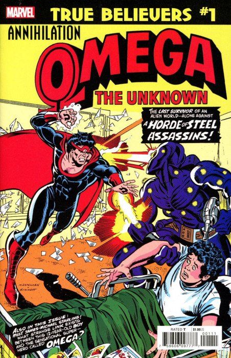 True Believers: Annihilation - Omega the Unknown #1 Comic