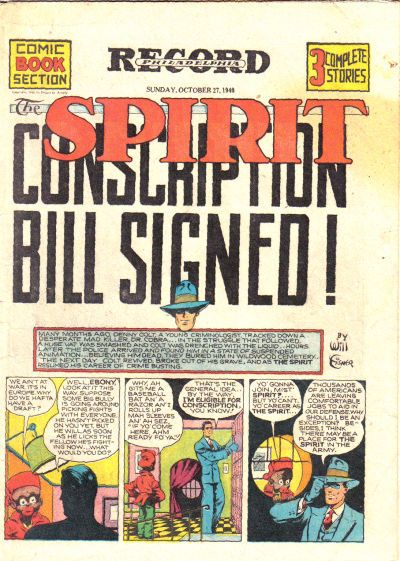 Spirit Section #10/27/1940 Comic