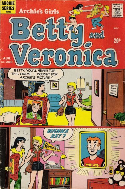Archie's Girls Betty and Veronica #200 Comic