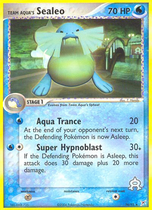 Team Aqua's Sealeo (16/95) - Team Magma vs Team Aqua (Reverse Holo)