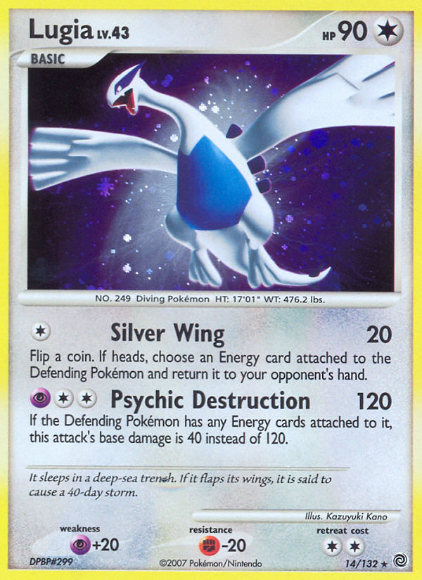 Lugia (14/132) - Secret Wonders Pokémon Card