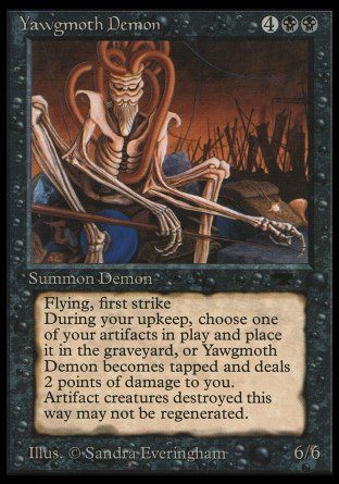 Yawgmoth Demon (Antiquities) Trading Card