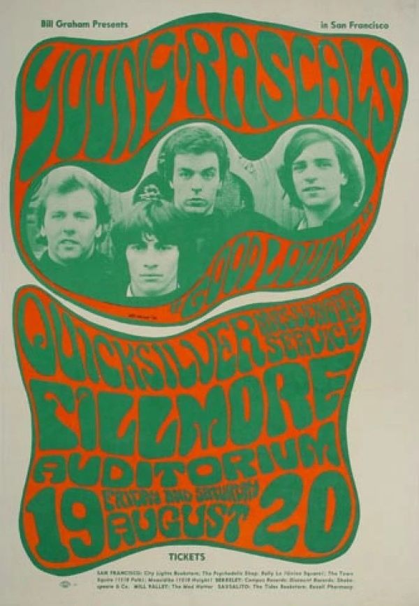 BG-24-RPC-B Young Rascals The Fillmore 1966