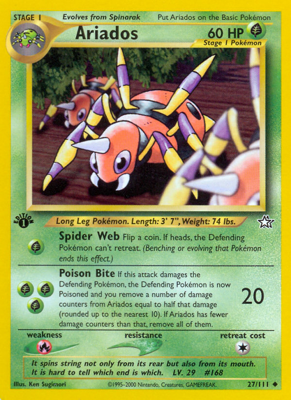 Spinarak Pokémon Card