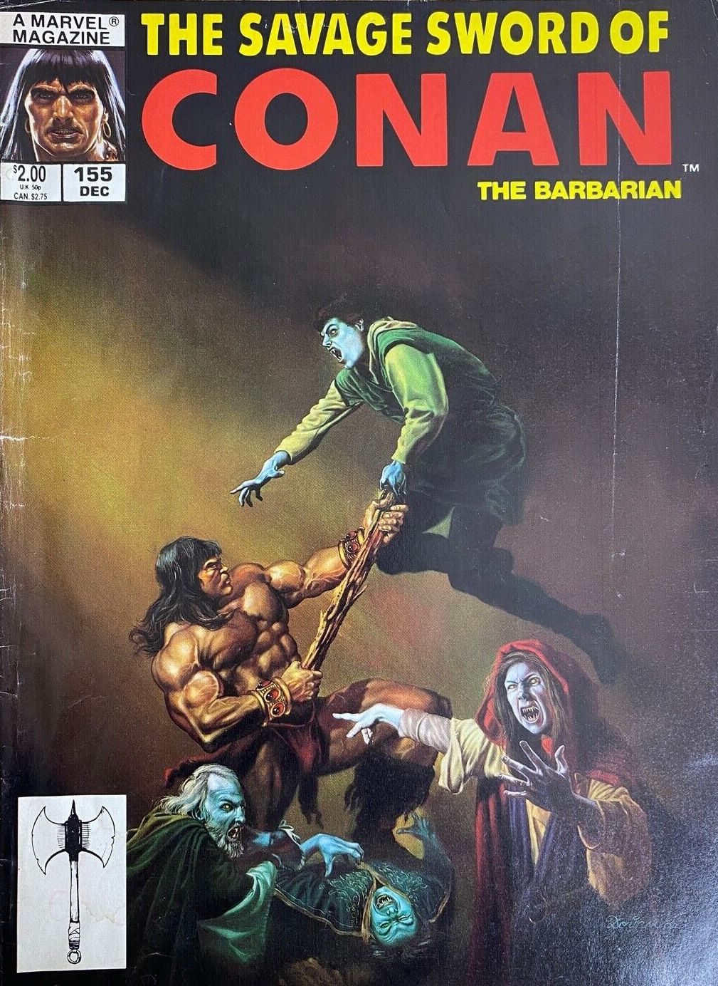 The Savage Sword of Conan #155 Comic
