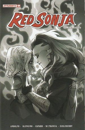 Red Sonja (2021) #4 (Cover F 10 Copy Cover Andolfo B&w)