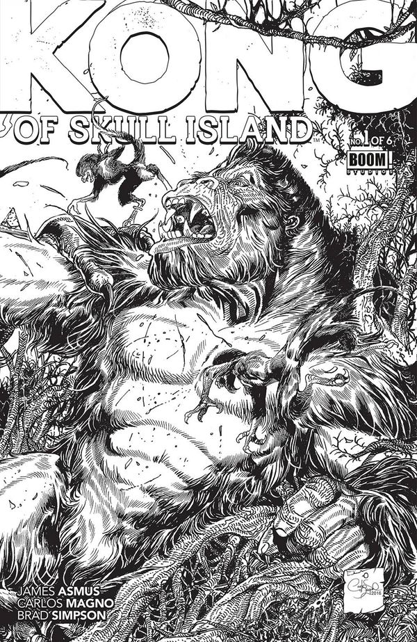Kong Of Skull Island #1 (Coloring Book Variant)
