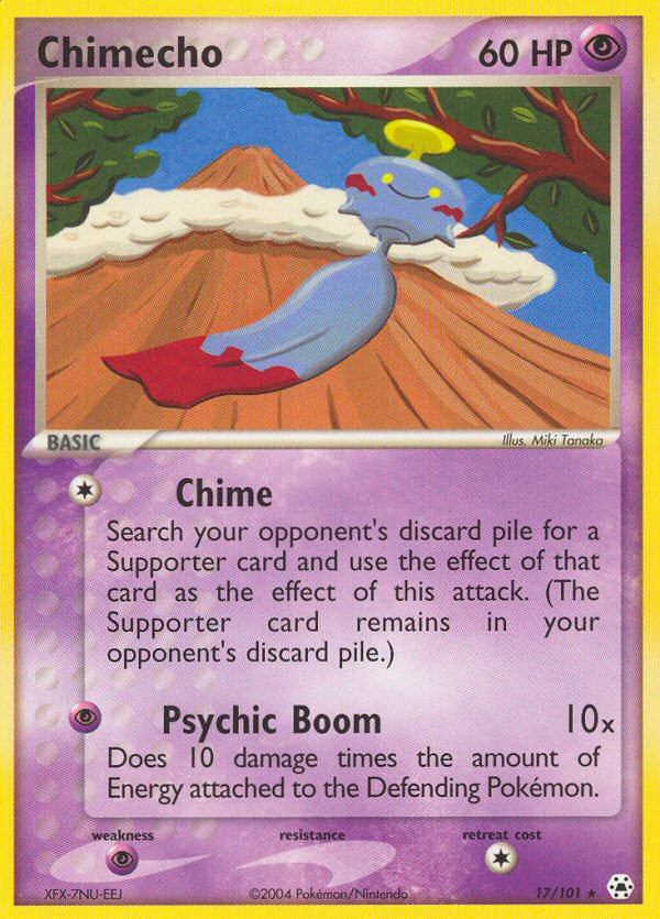 Chimecho (17/101) - Hidden Legends Pokémon Card