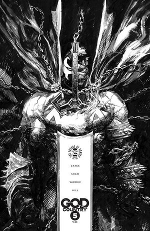 God Country #5 (Spawn Month Black & White Variant)