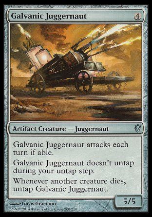 Galvanic Juggernaut (Conspiracy) Trading Card